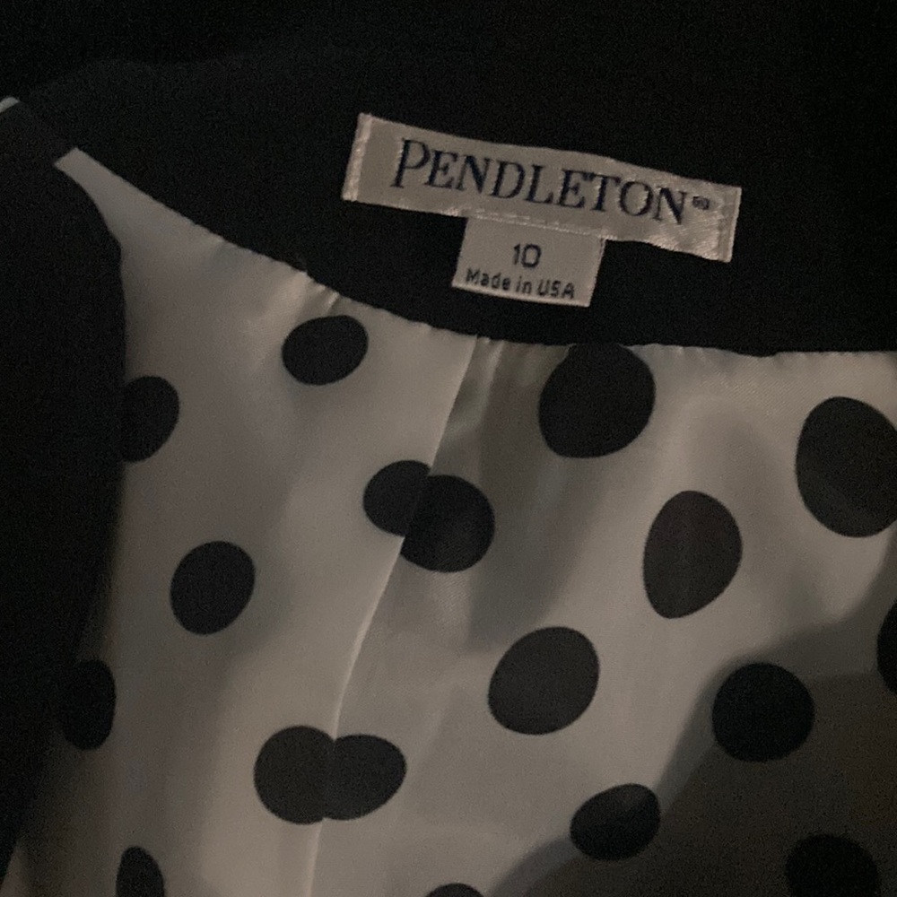 Pendleton Ladies Wool Blazer Jacket - image 8